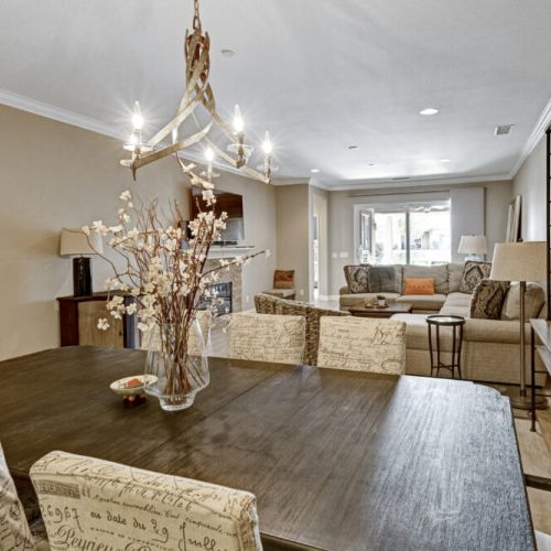 Dining Area, Table and Chairs