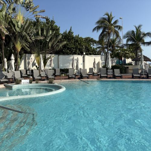 Main pool and Hot Tub