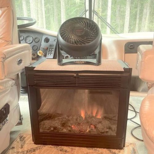 Electric Fireplace (for aesthetics only)