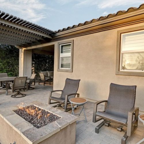 Back Patio - Lounging Area and Fire Pit