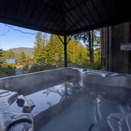 New Private covered Hot Tub