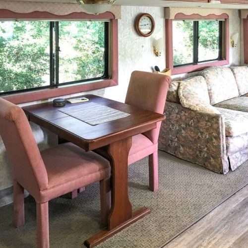 Dining Table and Living Room Couch (Sofa Bed)