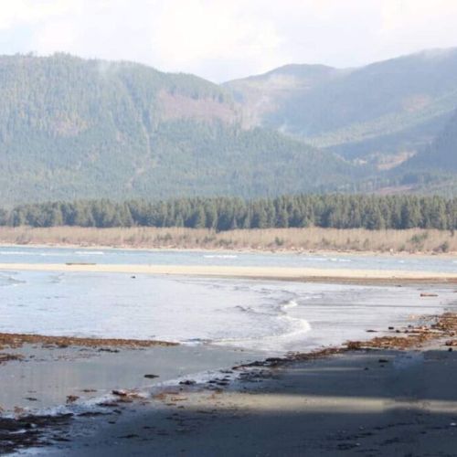 Pacheedaht Beach, at low tide
