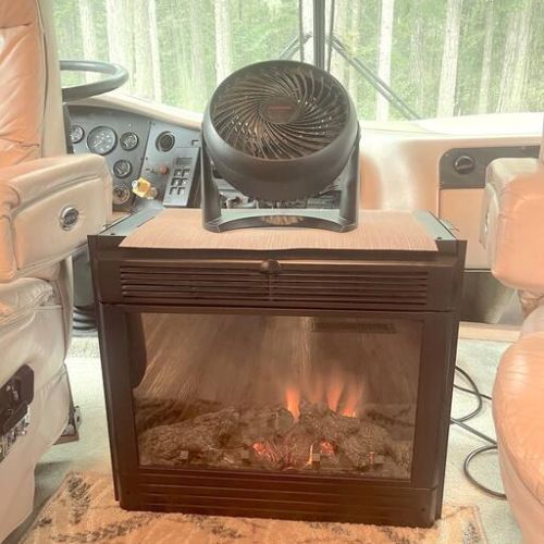 Electric Fireplace (for aesthetics only)