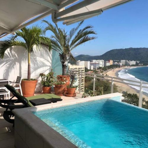 Patio pool and view to the left