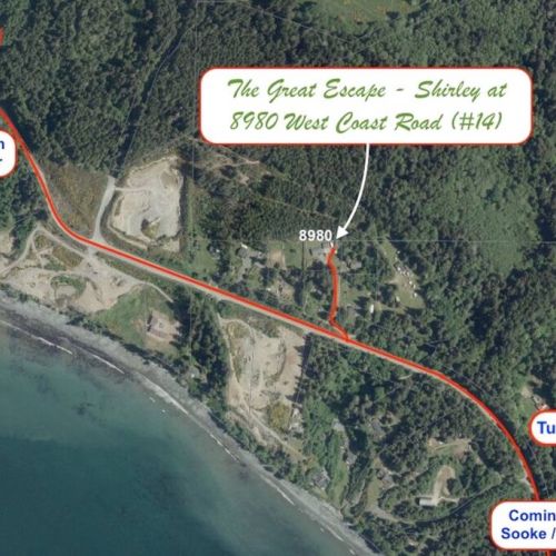 Directional Map to The Great Escape - Shirley