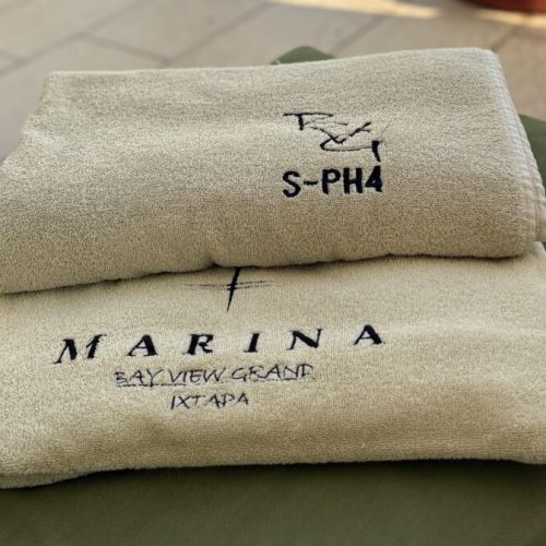Embroidered towels for Condo Suite - S-PH4.