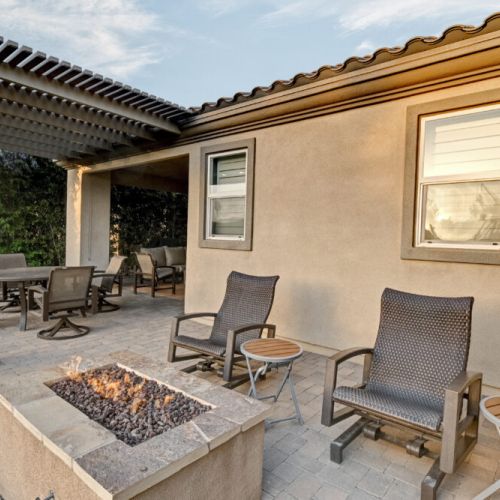 Back Patio - Lounging Area and Fire Pit