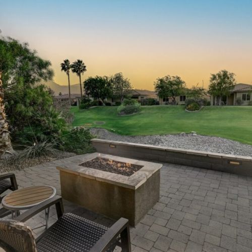 Back Patio - Lounging Area looking at Mountain View